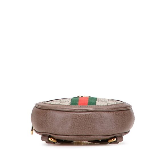 GUCCI Authentic Brown Leather Backpack